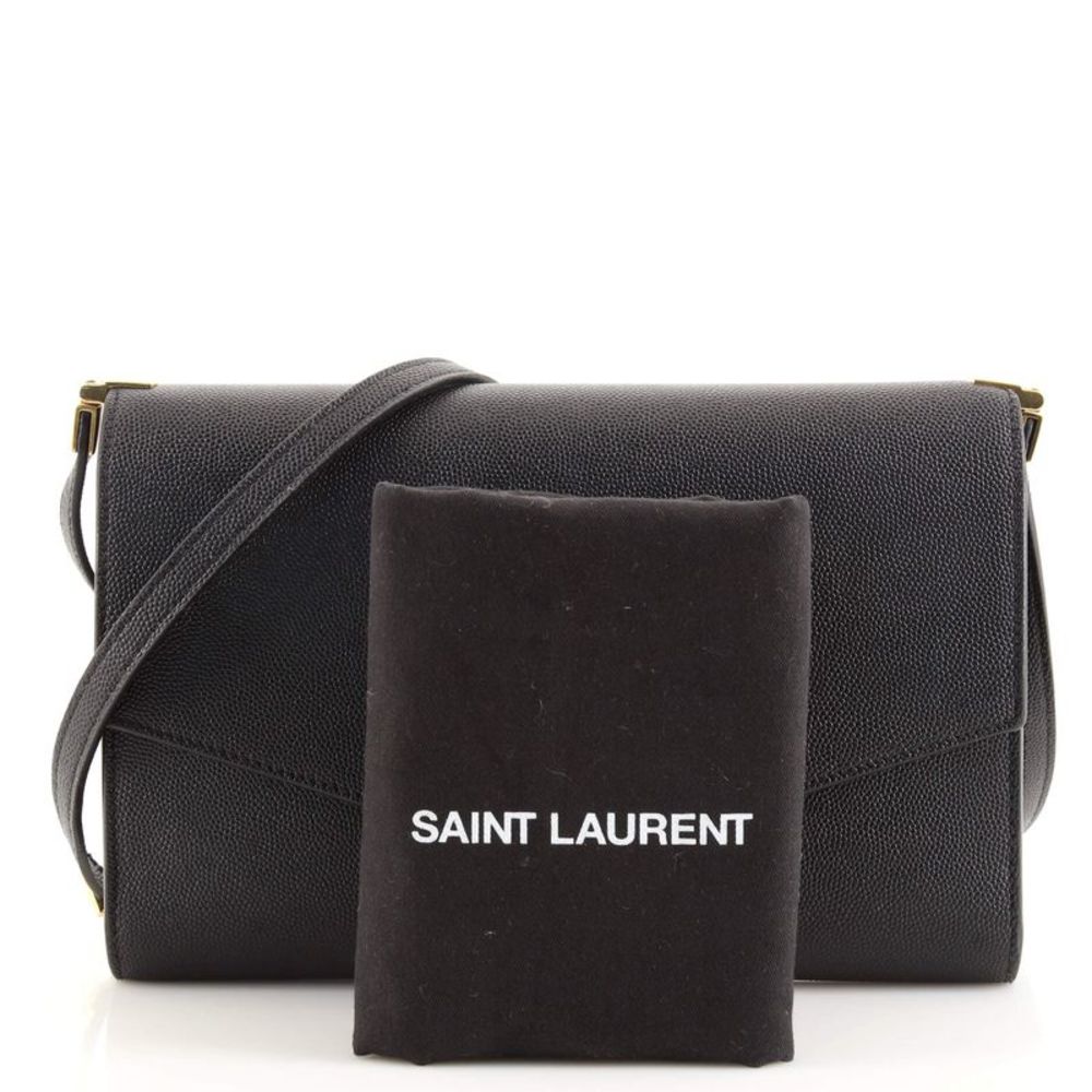 Saint Laurent Uptown Crossbody Bag Leather Mini Black - Picture 2 of 9
